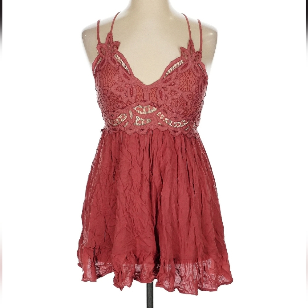 With Love M Mauve Lace Bodice Tank